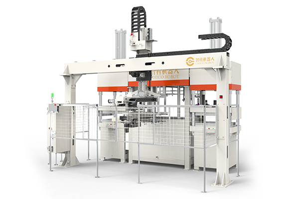 Fully automatic machine for forming and transferring pulp tableware